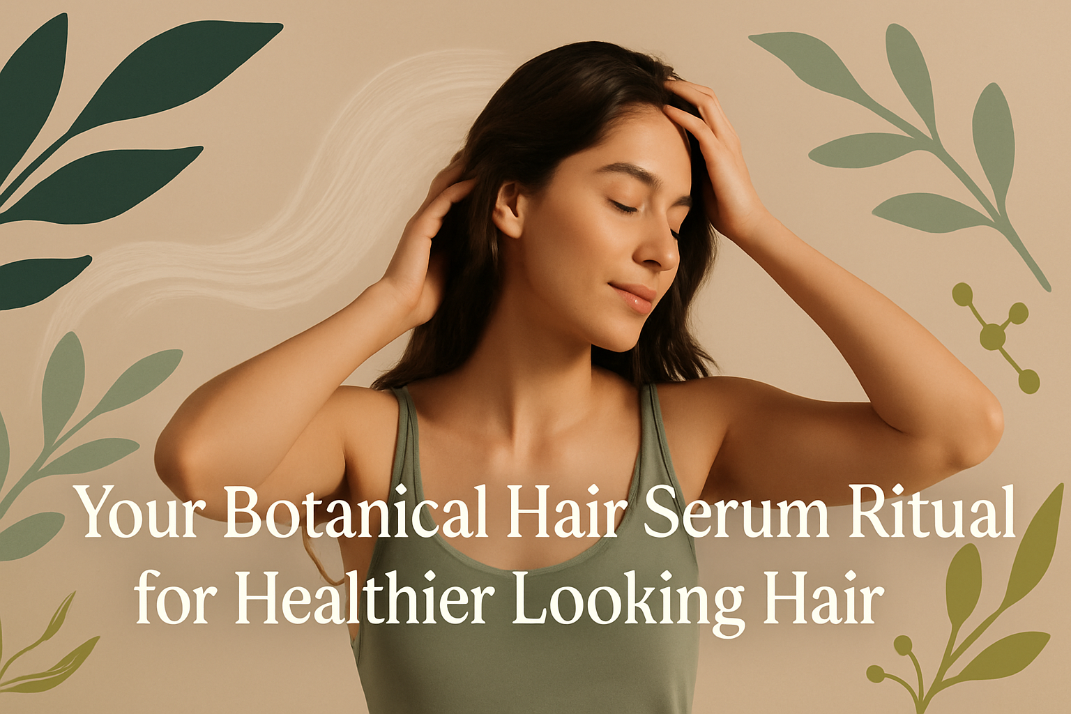 Your Botanical Hair Serum Ritual for Healthier Looking Hair