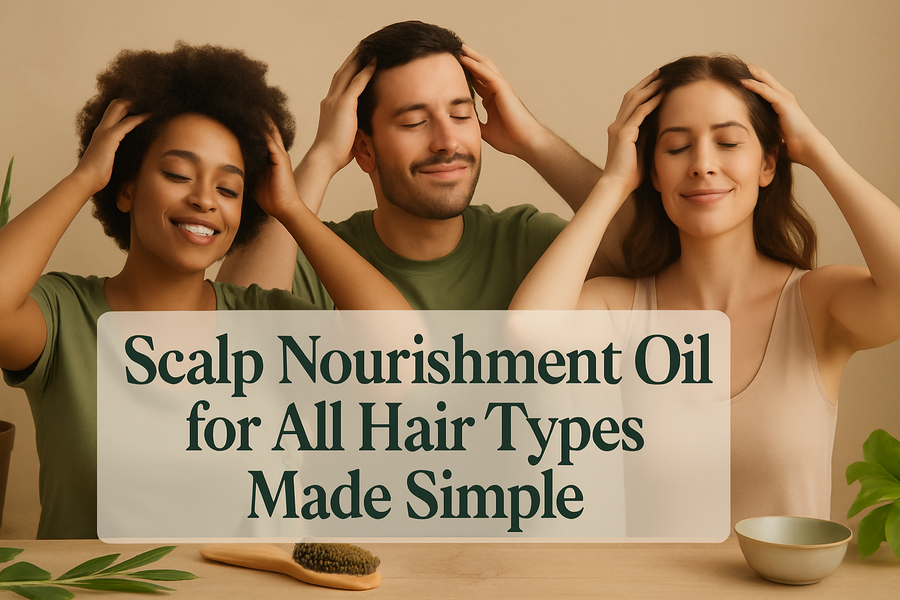 Scalp Nourishment Oil for All Hair Types Made Simple