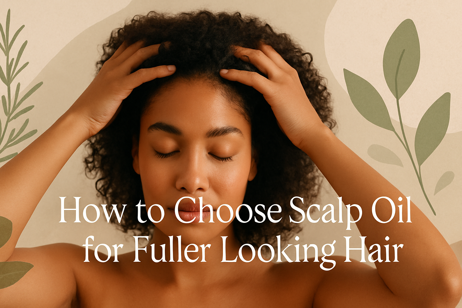 How to Choose Scalp Oil for Fuller Looking Hair