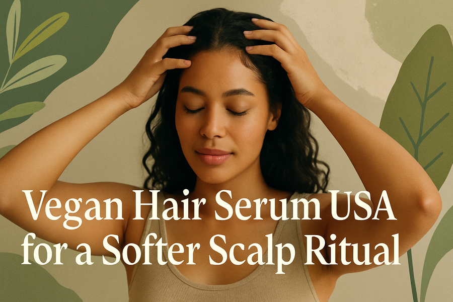 Vegan Hair Serum USA for a Softer Scalp Ritual