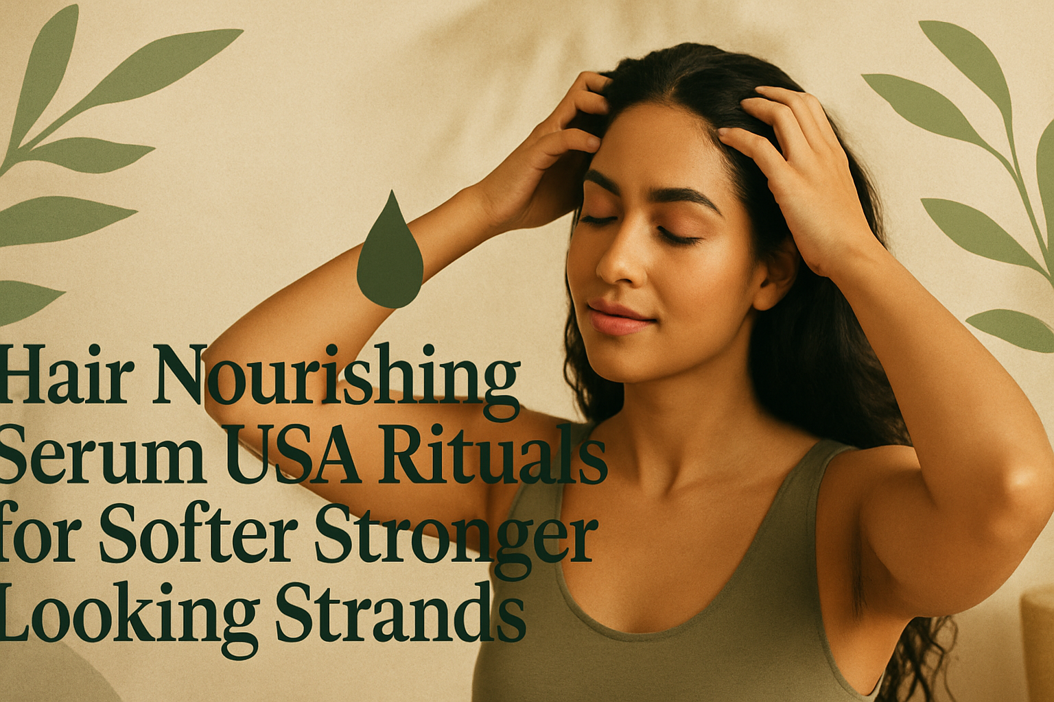 Hair Nourishing Serum USA Rituals for Softer Stronger Looking Strands