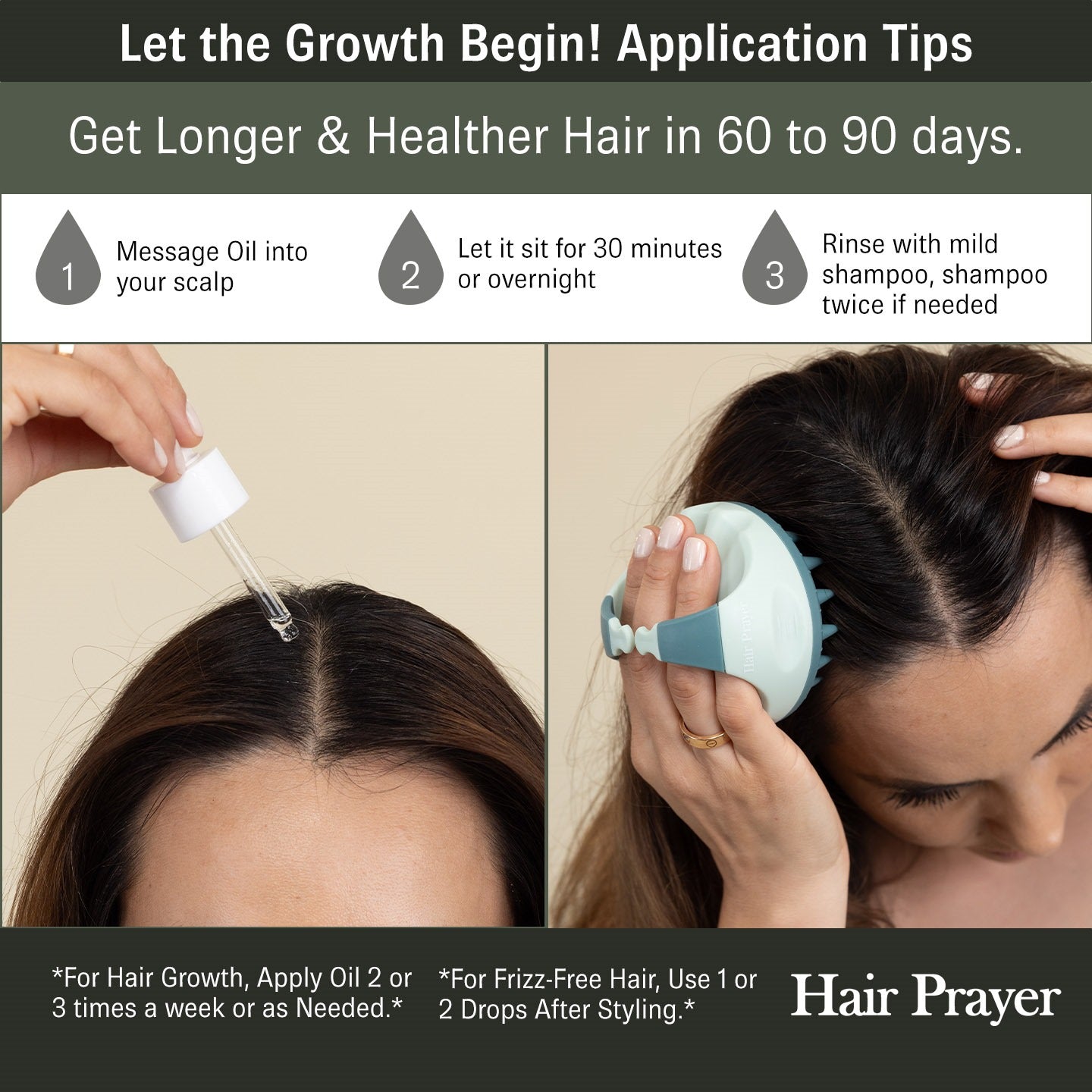 Hair Prayer Pure Hair Growth Serum (3 Pack )
