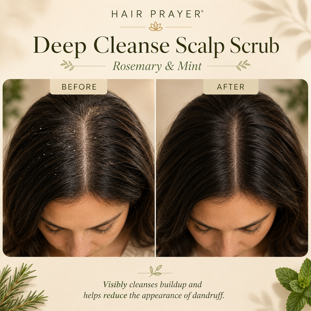 Hair Prayer Scalp Scrub, Rosemary & Mint